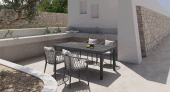 Dining Room Furniture Marble-Look Tables Mikonos Table