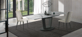 Dining Room Furniture Marble-Look Tables Antonella Dining Table + 4xLola Chairs Set