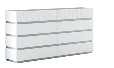 Bedroom Furniture Dressers and Chests Marina Double Dresser WHITE