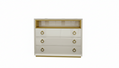 Bedroom Furniture Dressers and Chests Velvet Single Dresser