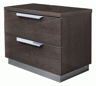 Bedroom Furniture Nightstands Kroma SILVER Nightstand