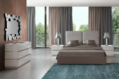 Brands Dupen Modern Bedrooms, Spain 856 Lara Bed, M-151, C-151, E-108