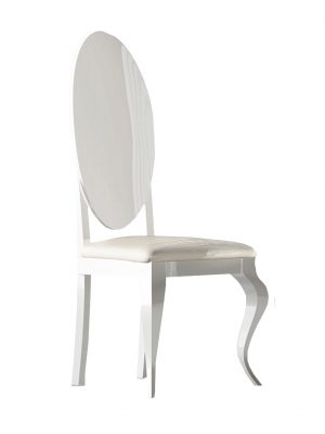 Clearance Dining Room Carmen White side chair