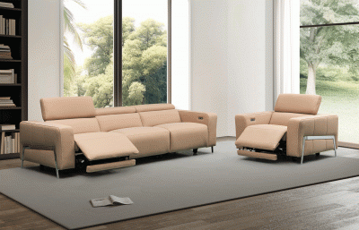 Living Room Furniture Sofas Loveseats and Chairs B2112 Power Recliner Set