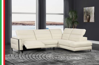 Living Room Furniture Reclining and Sliding Seats Sets Eminence Sectional w/ recliner