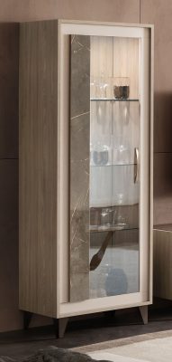 Brands Arredoclassic Living Room, Italy ArredoAmbra 1 Door Vitrine