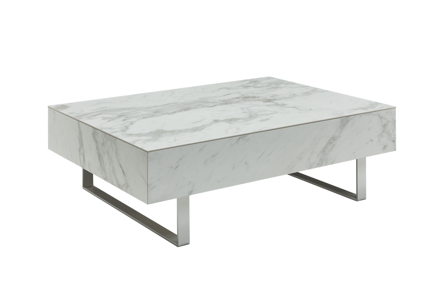 1497 White marble Coffee Table, Coffee and End Tables, Living Room ...