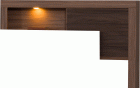 You can add shelf with light for Headboard