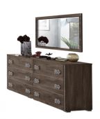 Clearance Bedroom Dover Brown Dresser/Mirror