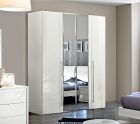 Dama Bianca Wardrobe with Long Metal Handles