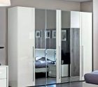 Dama Bianca Wardrobe with Long Metal Handles