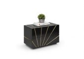 Bedroom Furniture Nightstands Oro Black Nightstand