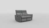 8501 Dark Grey Loveseat w/Manual Recliner
