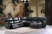 Living Room Furniture Reclining and Sliding Seats Sets 2711 Sectional with 3 Electric Recliners