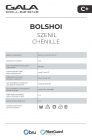 Fabric Bolshoi specification